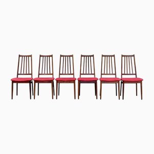 Danish Dining Chairs, Set of 6
