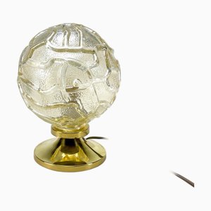 Glass and Brass Globe Lamp from Wortmann & Filz, 1960s