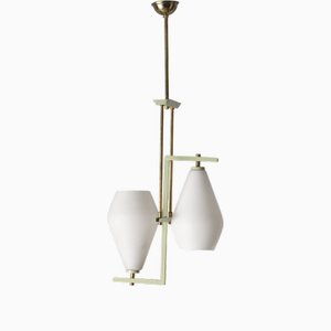 Lampe à Suspension Vintage, Italie, 1950s