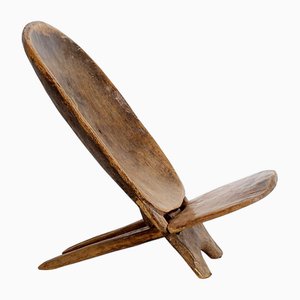 Silla plegable africana Senufo