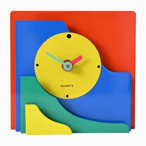 Vintage Multi-Colour Desk Clock from Young Time, 1990s