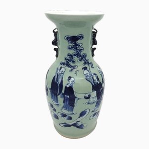 Antike chinesische Porzellanvase, 1890er