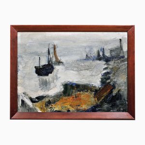 Raymond Picque, Landscape, 1964, Oil on Canvas