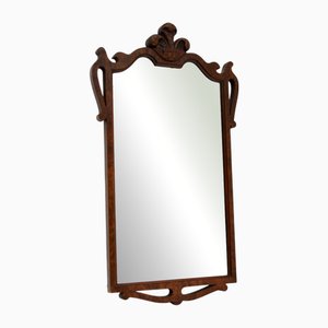 Antique Burr Walnut Mirror, 1920