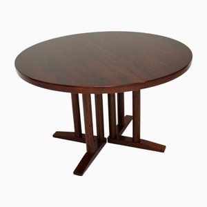 Mesa de comedor extensible danesa vintage, 1960