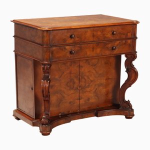 Mueble bar Louis Philippe antiguo de nogal