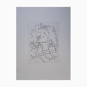 Victor Vasarely, Gordes Village, 1948, Originalgravur