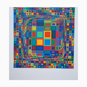 Victor Vasarely, Koska MC, 1970, Original Screenprint