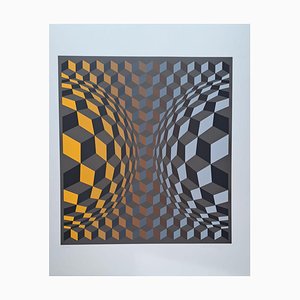 Victor Vasarely, Cheyt Ond, 1971, Original Siebdruck