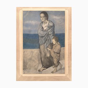 Pablo Picasso, Madre e hijo, Litografía