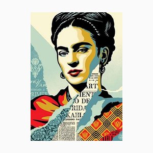 Shepard Fairey (Obey), The Woman Who Conquered Pain (Frida Kahlo), Offset-Lithographie
