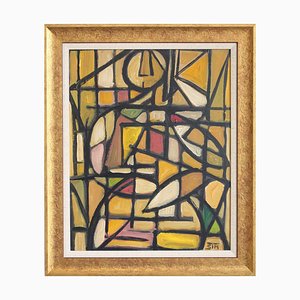 STM, The Vanguard Serie Nr. IV: Europäische Abstrakte Komposition der Nachkriegszeit, 1950er-1970er, Oil on Board