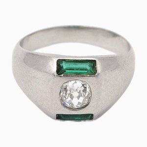 Art Deco Diamond Signet Ring