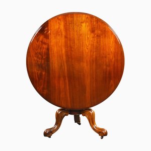 Victorian Mahogany Circular Breakfast Table, 1860