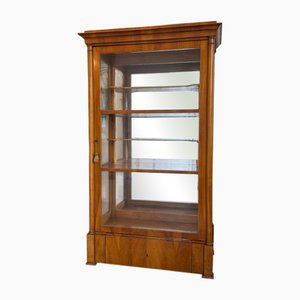 Biedermeier Display Cabinet in Cherry Wood