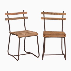 Set de Chaises de Jardin Vintage, 1920