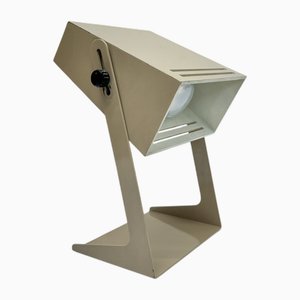 Adjustable Table Lamp in Beige Metal by Anvia, 1960s