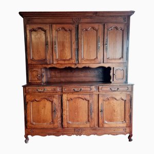 Credenza Luigi XV in due parti in quercia, 1750