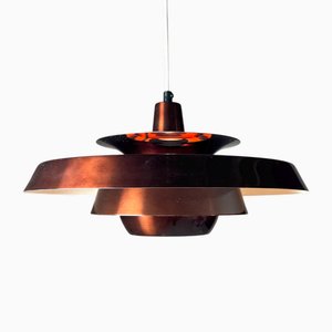Lampe à Suspension Mid-Century Moderne par Erik Jensen pour Teknika As, Denmark, 1960s