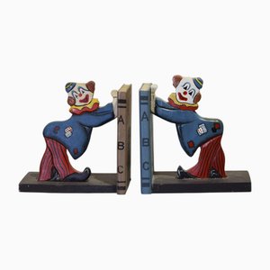 Serre-Livres Clown Vintage, 1960s, Set de 2
