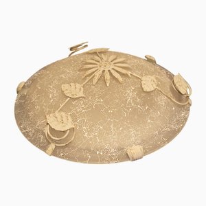 Flache Vintage Deckenlampe von Brilliant