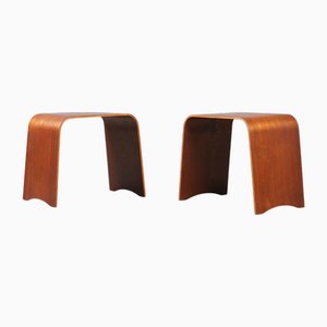 Stools Model 4515 by Hans Ludvigsen for Fritz Hansen, 1950s, Set of 2