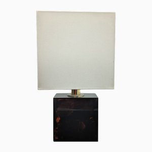Modern Table Lamp with Resin Base, 1980s