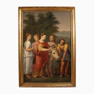 Neoklassizistischer Künstler, Die Entführung Europas, 1820, Öl auf Leinwand