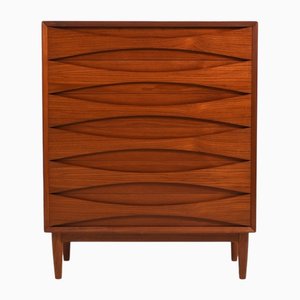 Cómoda de teca de Arne Vodder para Sibast, años 60