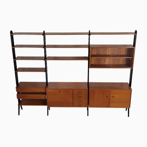 Système d'Étagères Mid-Century Modèle Omnia Keralo en Teck, 1960s