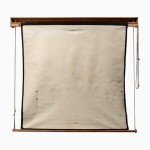 Große Original Leinwand mit Holzkiste, 1930er