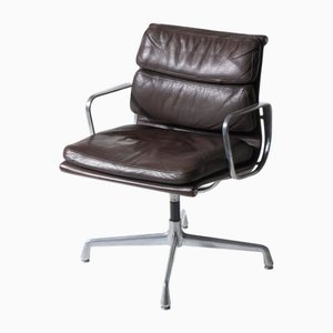 Brown Leather Sofa Pad by Charles & Ray Eames for Herman Miller, 1970s