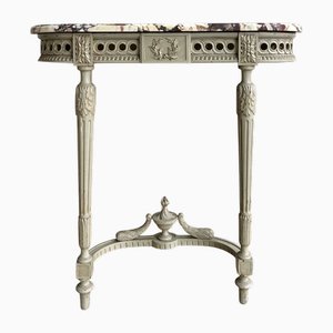 Louis XVI Console Table in Painted Wood, 1930s