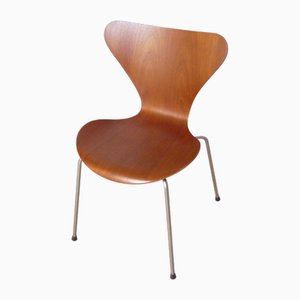 Esszimmer Mod 3107 aus Teak von Arne Jacobsen für Fritz Hansen, 1967