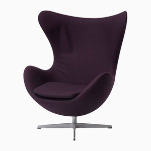 Mauve Egg Armchair by Arne Jacobsen for Fritz Hansen, 1960s