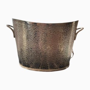 Hammered Metal Ice Bucket, 1970s