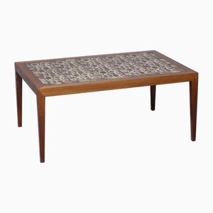 Low Table by Severin Hansen for Haslev Møbelsnedkeri and Royal Copenhagen, Denmark, 1950s