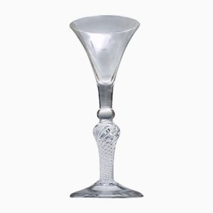 18th Century Georgian Composite Wine Glass, 1750