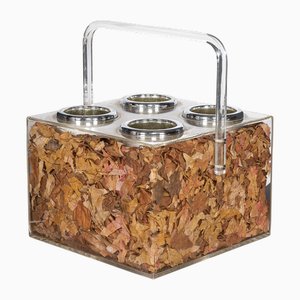 Vintage Four Bottle Wine Caddy from Christian Dior, 1980