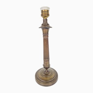Vintage Bronze Empire Table Lamp, France 1890s