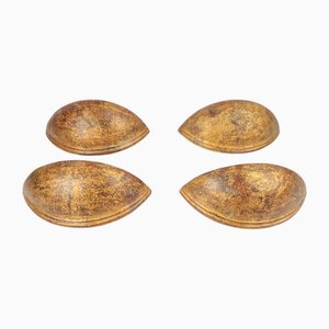 Terracotta Lisicia Wall Lamps by Paolo Marioni, 1970s, Set of 4