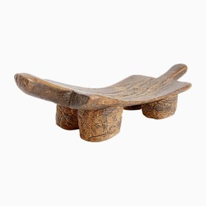 Senufo African Stool in Carved Wood