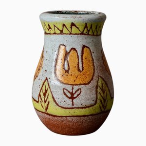 Vase avec Fleurs Accolay, 1960s