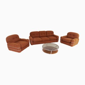 Tropicana Sitzgarnitur von Agostino Lescai für Bedding Brevetti, 1970er, 3er Set