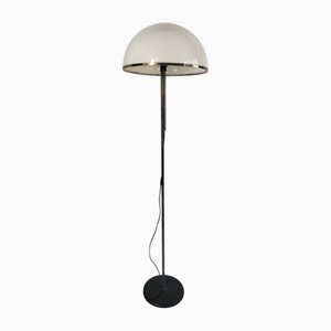Lampada da terra in ottone, anni '70