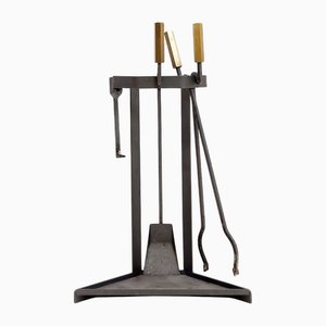 Accessoires de Cheminée avec Support par Afra & Tobia Scarpa, Set de 4
