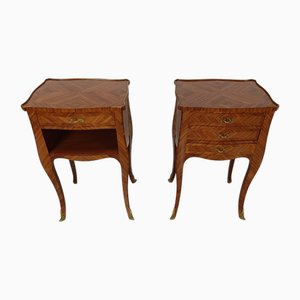 Louis XV Style Bedside Tables, 1950s, Set of 2