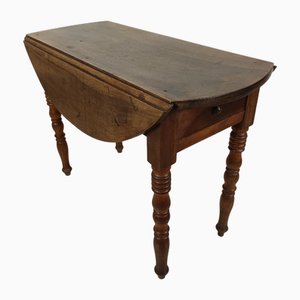 Antique Folding Table in Walnut