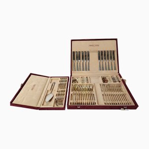 Vintage Silver Cutlery Set by Létang Rémy, 1970s, Set of 59