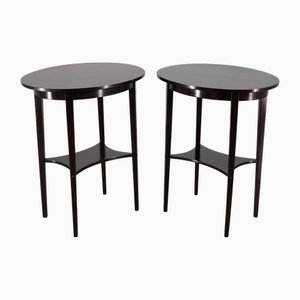 Tavolini vintage di Thonet, Cecoslovacchia, anni '30, set di 2